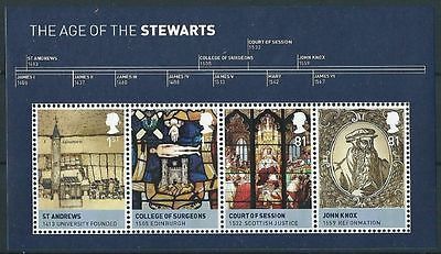 MS3053 2010 Age of Stewarts miniature sheet UNMOUNTED MINT MNH