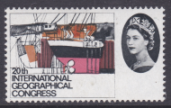 Sg 652a 4d Geographical Violet Omitted(FV omitted) UNMOUNTED MINT