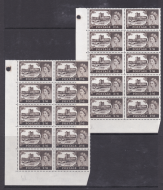 Sg 595ad+595kb 2 6 Castles Re-entry on R10 2 ordinary + chalky UNMOUNTED MINT