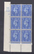 2½d Pale Blue Cylinder Control M43 131 Dot perf 5(E I) UNMOUNTED MINT MNH