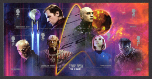 GB 2020 MS4455 Star Trek Movies  mini sheet UNMOUNTED MINT