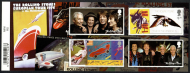 MS4622a 2022 rolling stones miniature sheet barcode UNMOUNTED MINT