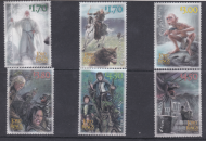 NEW ZEALAND 2022 Lord of The rings set of stamps UNMOUNTED MINT