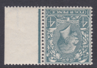 Sg379wk 4d inverted+reversed marginal Royal Cypher  UNMOUNTED MINT MNH