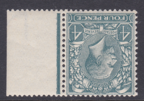 Sg379wk 4d inverted+reversed marginal Royal Cypher  UNMOUNTED MINT MNH