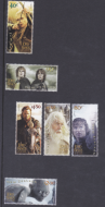 sg2652-2657 2003 New Zealand Lord of the rings set of stamps UNMOUNTED MINT