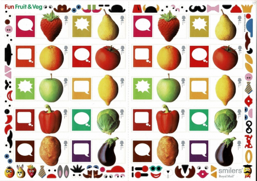 LS29 GB 2006 Fruit  Veg Smiler sheet UNMOUNTED MINT MNH