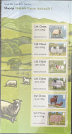 2012 Sheep British Farm Animals I (1) post & Go P&G 6 UNMOUNTED MINT