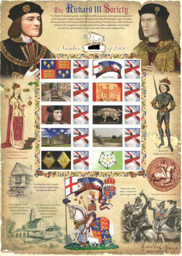 BC-408 2013 History of Britain 97 Richard III no. 106 sheet U M