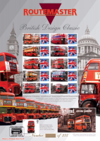 History of Britain 49 2009 Routemaster smiler sheet no. 255 UNMOUNTED MINT