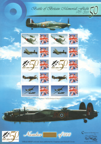 BC-106 2007 Battle of Britain smiler sheet No. 363 UNMOUNTED MINT