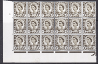 Sg XW8cd 4d Wales 1CB Cyl 2 No Dot perf A(E I) UNMOUNTED MINT