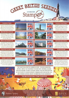 BC-442 GB 2014 Stampex Autumn Smiler sheet UNMOUNTED MINT