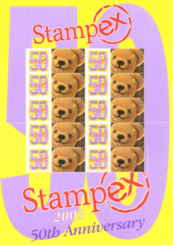 BC-011 GB 2003 Stampex Autumn Smiler sheet UNMOUNTED MINT