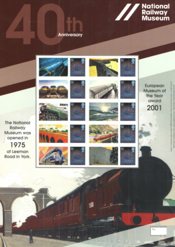 BC-484 GB 2015 National railway museum no. 273 Smiler Sheet  UNMOUNTED MINT