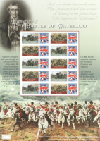 BC-471 GB 2015 Bicentenary battle of waterloo 243 Smiler Sheet  UNMOUNTED MINT