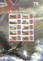 BC-314 2010 Battle Of Britain No. 222 Smiler Sheet  UNMOUNTED MINT