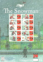 BC-97 GB 2006 The Snowman no. 892 Smiler sheet UNMOUNTED MINT