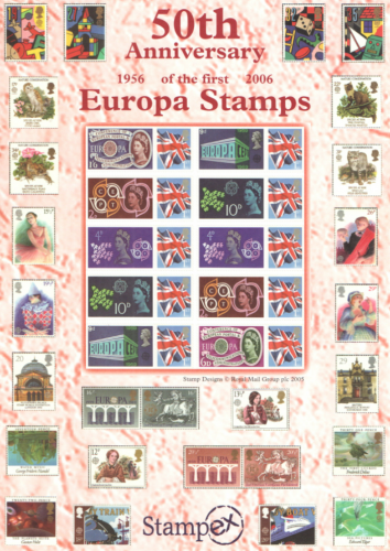 BC-94 GB 2006 Stampex Europa  Smiler sheet UNMOUNTED MINT