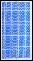 XS11 4d Scotland Regional Sheet 2x9.5mm Violet - Full sheet 2 dot U M