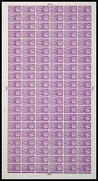 1963 Paris Postal Conference 6d full sheet cylinder 2A1B  UNMOUNTED MINT