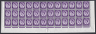 S71 Sg575 Cylinder 70 dot Experimental T Block of 36 3 rows UNMOUNTED MINT
