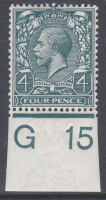 4d Royal Cypher Control G 15 Imperf MOUNTED MINT