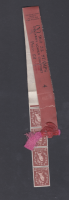 St Edwards Crown 2d (V) 4 Vertical Delivery Coil leader with 4 stamps MINT