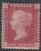 1d Penny Red plate 79 lettered C-A MOUNTED MINT MNH