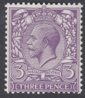 N22(2) 3d Dull Reddish Violet Royal Cypher UNMOUNTED MINT