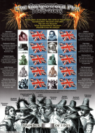 BC-76 2005 History of Britain 2 The Gunpowder Plot No. 1234 of 1605 sheet U M