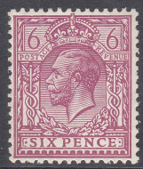 Sg385a N26(e) 6d Reddish Purple perf 14 Royal Cypher  single UNMOUNTED MINT