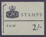 NP33 January 1969 2 - QE II GPO booklet complete  with superb perfs U M