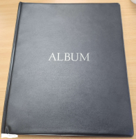 Black album 4 rings with 30 x 7 slot pages(Double sided)