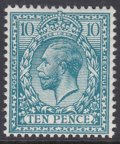 N31(4) 10d Greenish Blue Royal Cypher Wmk type III(3) UNMOUNTED MINT
