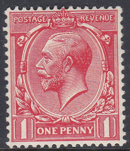 N34(1) Scarlet 1d Block Cypher Single Stamp UNMOUNTED MINT