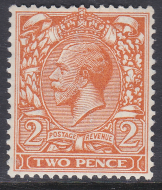 N36(5) Pale Yellow Orange 2d Block Cypher Single Stamp UNMOUNTED MINT