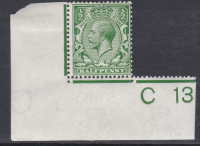 N14(7) d Deep Bright Green Royal Cypher Control C 13 Imperf U M