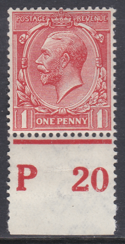 N16(7) 1d Vermillion Royal Cypher Control P 20 Perf U M