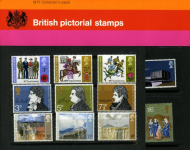 1971 british pictorial stamps pack collectors edition UNMOUNTED MINT