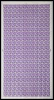XW4 3d Wales Regional Sheet 1CB No wmk - Full sheet 3 no dot UNMOUNTED MINT MNH