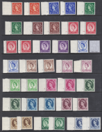 2 sets of Tudor unmounted mint matching no dot and dot cylinder numbers