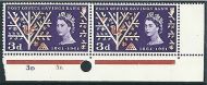 sg624ab 3d PO Savings Bank Perf margin control - Timson Scarce UNMOUNTED MINT