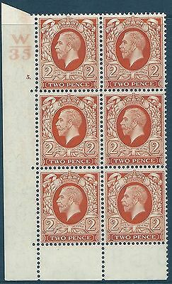 1934 2d Photogravure Control W35 5(ii) Dot UNMOUNTED MINT