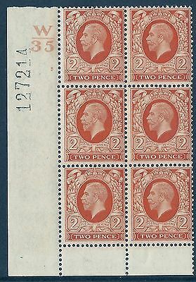 1934 2d Photogravure cyl blk W35 5(ii) Dot UNMOUNTED MINT
