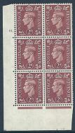 2d Brown Colour Change Cylinder 75 Dot perf 5(E I) UNMOUNTED MINT MNH