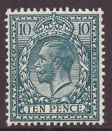 sg428 1924 10d Deep Greenish Blue Block Cypher Spec N44-2 UNMOUNTED MINT MNH