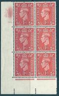 1d Red Cylinder Control M 43 80 Dot UNMOUNTED MINT