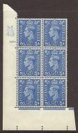 2½d Light Blue Cylinder Control M43 120 Dot perf 5(E I) UNMOUNTED MINT MNH