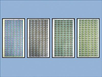 1968 Bridges set No dot in FULL SHEETS UNMOUNTED MINT